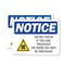 Signmission Do Not Enter If You Are Pregnant OSHA Notice Sign, Plastic, 10in W x 7in L, 2PK OS-2PACK-NS-P-710-L-11188 - alternate 1